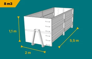 Location de bennes 8m3